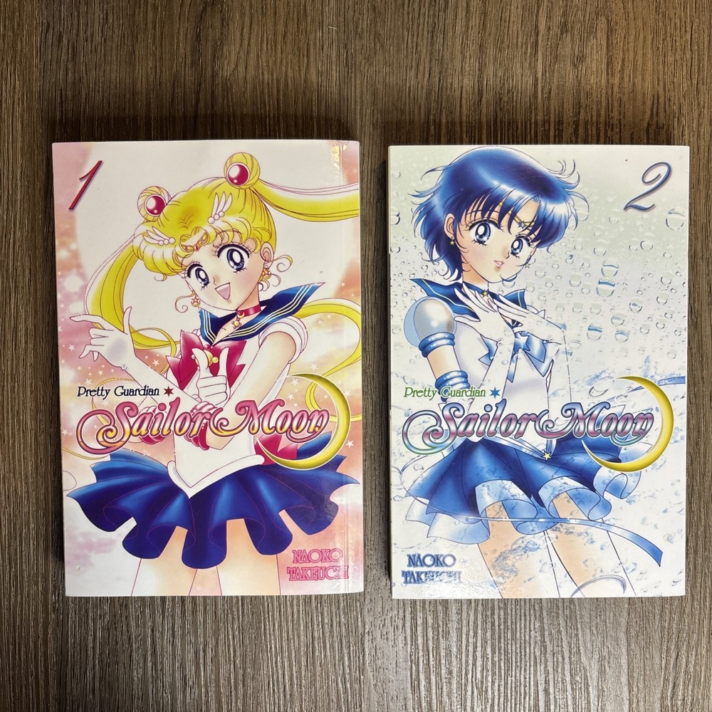 Naoko Takeuchi Pretty Guardian Sailor Moon Books 1 & 2 Kodansha Comics Manga Eng